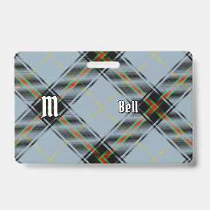 Clan Bell Tartan ID Badge