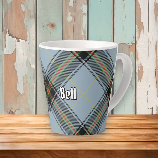Clan Bell Tartan Latte Mug (Creator Uploaded)