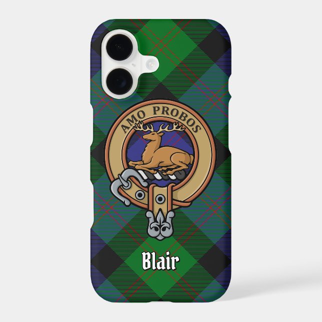 Clan Blair Crest Case-Mate iPhone Case (Back)