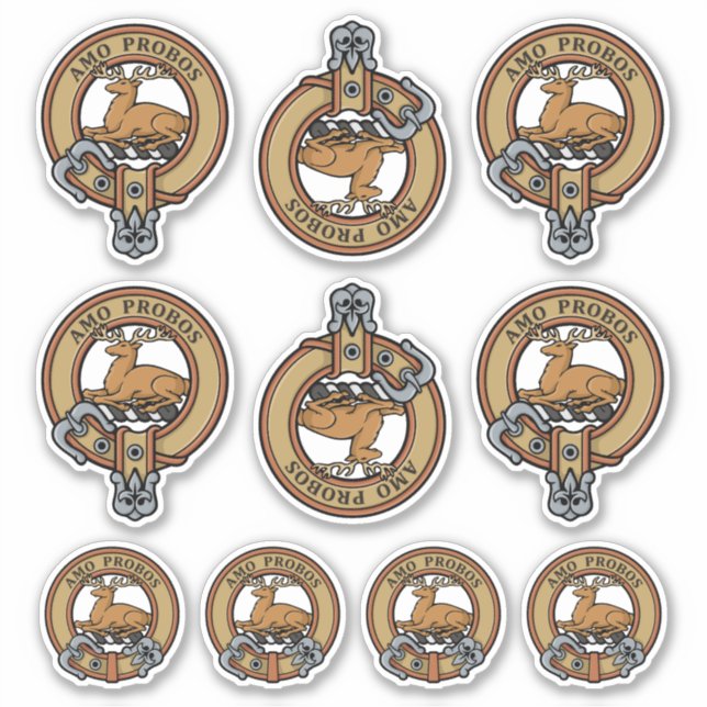 Clan Blair Crest Sticker Set (Front)