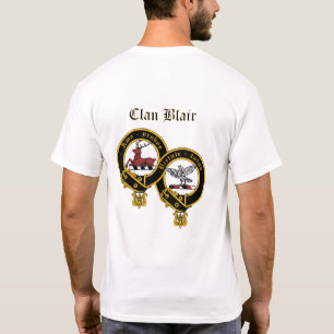 Clan Blair Logo on Back T-Shirt