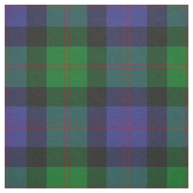 Clan Blair Tartan Fabric (Swatch)