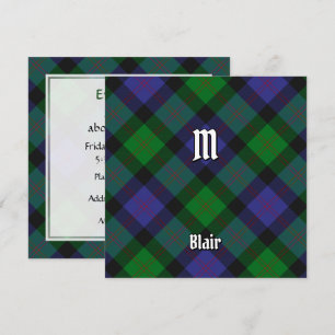 Clan Blair Tartan Invitation
