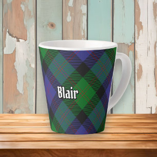 Clan Blair Tartan Latte Mug