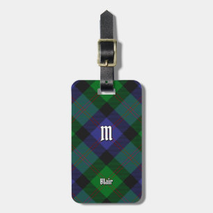 Clan Blair Tartan Luggage Tag