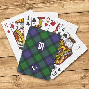 Clan Blair Tartan Playing Cards
