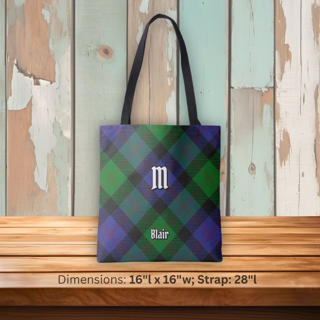Clan Blair Tartan Tote Bag (Creator Uploaded)