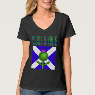Clan Bowie Tartan Scottish Family Name Scotland Pr T-Shirt