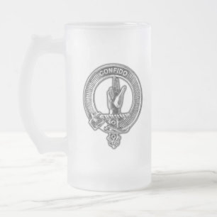 Clan Boyd Crest Frosted Glass Beer Mug