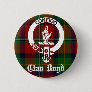 Clan Boyd Crest Tartan 6 Cm Round Badge