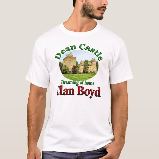 Clan Boyd Dreaming of Home Dean Castle T-Shirt (Front)