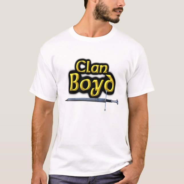 Clan Boyd Inspired Scottish T-Shirt (Front)