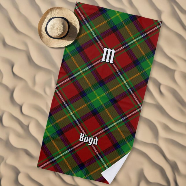 Clan Boyd Tartan Beach Towel (Creator Uploaded)