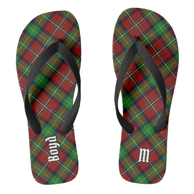 Clan Boyd Tartan Jandals (Footbed)