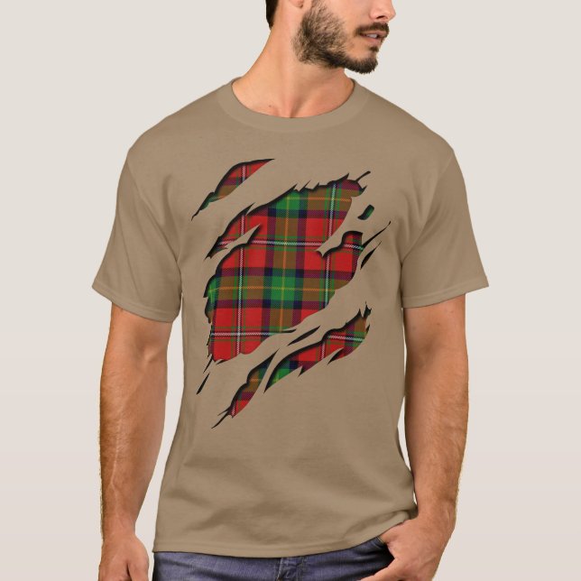 Clan Boyd Tartan Plaid Effects T-Shirt (Front)