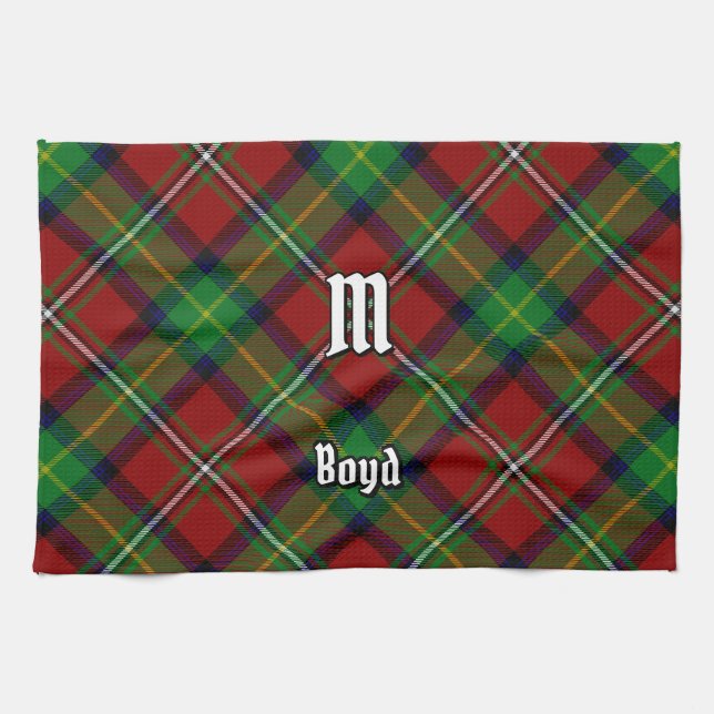 Clan Boyd Tartan Tea Towel (Horizontal)
