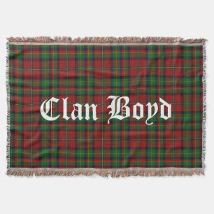 Clan Boyd Tartan Throw Blanket