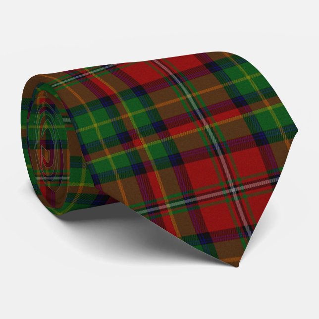 Clan Boyd Tartan Tie (Rolled)