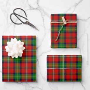 Clan Boyd Tartan Wrapping Paper Sheet