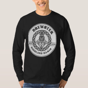 Clan Brewster Scottish Thistle Highland Games T-Shirt