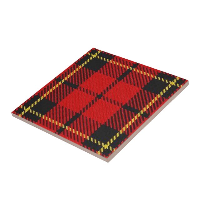 Clan Brodie Tartan  Tile (Side)