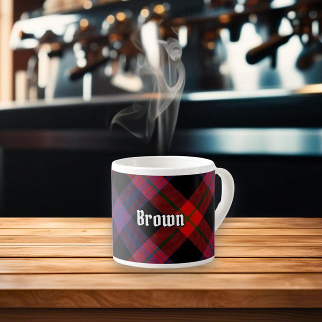 Clan Brown Tartan Espresso Cup (Creator Uploaded)