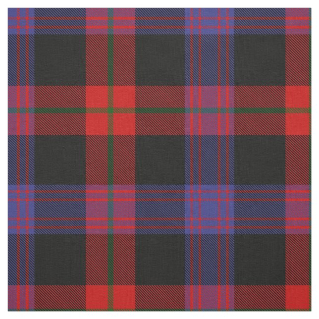 Clan Brown Tartan Fabric (Swatch)
