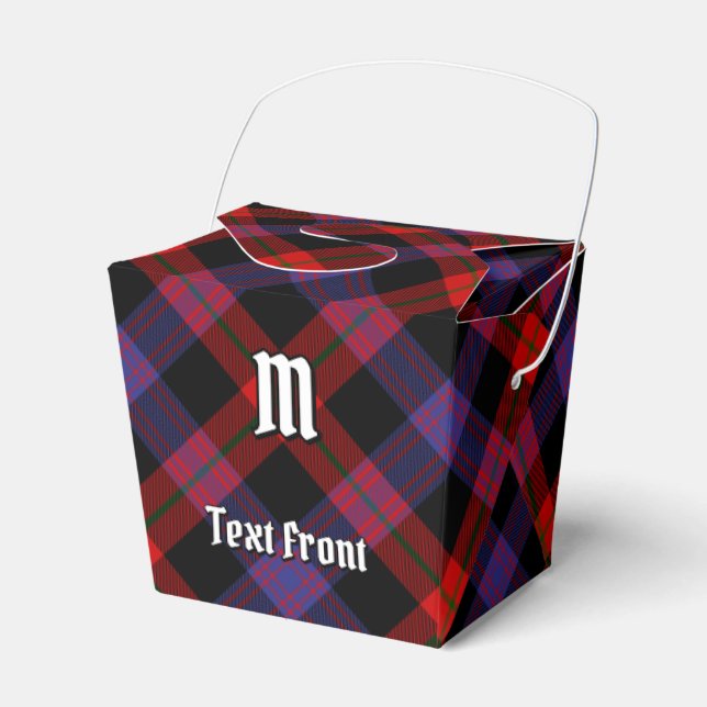 Clan Brown Tartan Favour Box (Front Side)