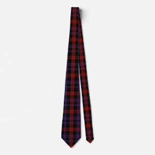 Clan Brown Tartan Plaid Tie