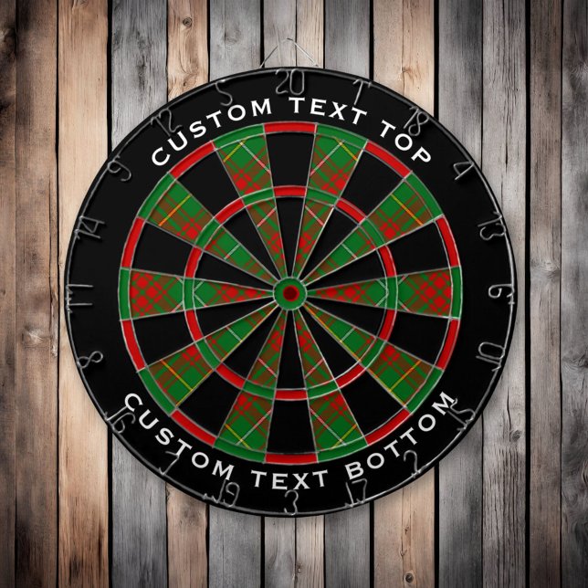 Clan Bruce Hunting Tartan Dartboard (Creator Uploaded)