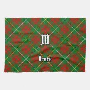 Clan Bruce Hunting Tartan Tea Towel