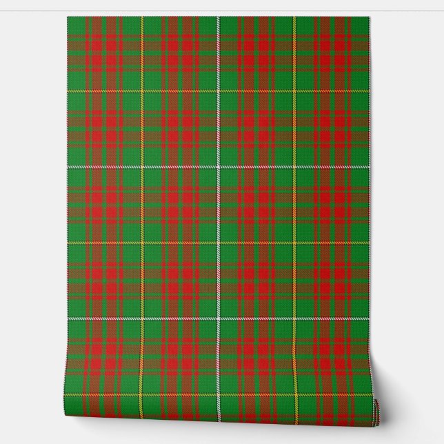 Clan Bruce Hunting Tartan Wallpaper (Unrolling)