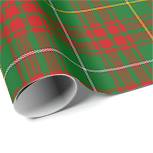 Clan Bruce Hunting Tartan Wrapping Paper