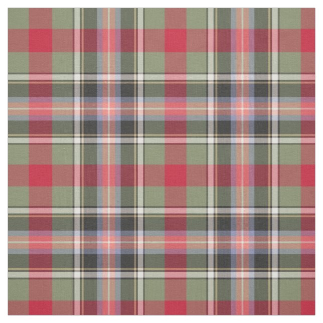 Clan Bruce of Kinnaird Tartan (2) Fabric (Swatch)