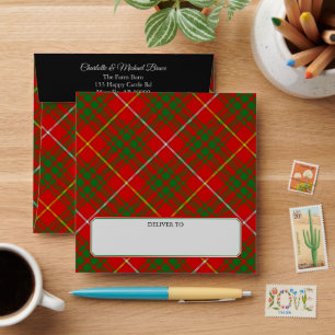 Clan Bruce Tartan Envelope