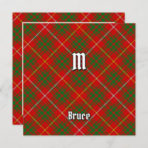 Clan Bruce Tartan Invitation