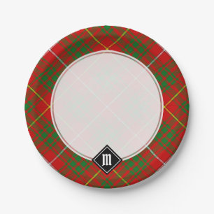 Clan Bruce Tartan Paper Plate