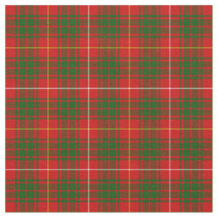 Clan Bruce Tartan Pattern Fabric
