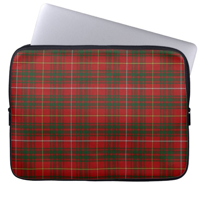 Clan Bruce Tartan Plaid Laptop Cover (Front)