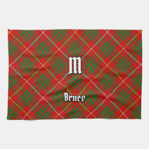 Clan Bruce Tartan Tea Towel