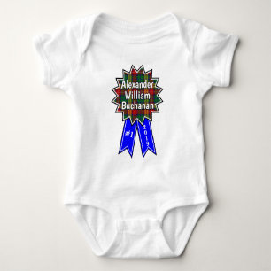 Clan Buchanan #1 Award Blue Ribbon Baby Bodysuit