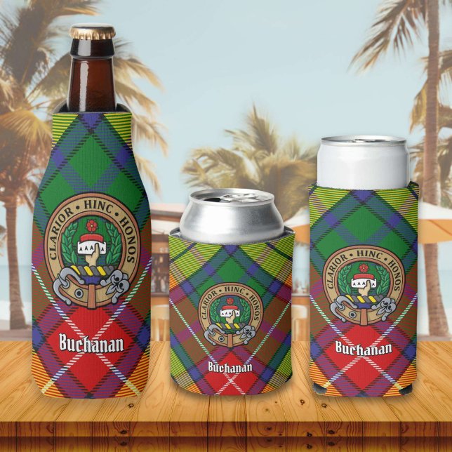 Clan Buchanan Crest Bottle Cooler (Creator Uploaded)