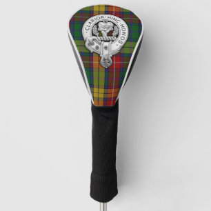 Clan Buchanan Crest & Tartan Golf Head Cover