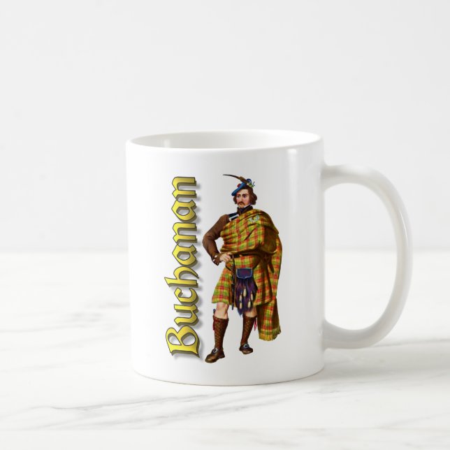 Clan Buchanan Old Scotland Coffee Mug (Right)