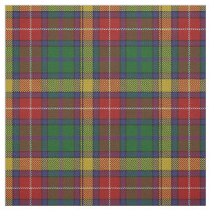 Clan Buchanan Scottish Tartan Plaid Fabric