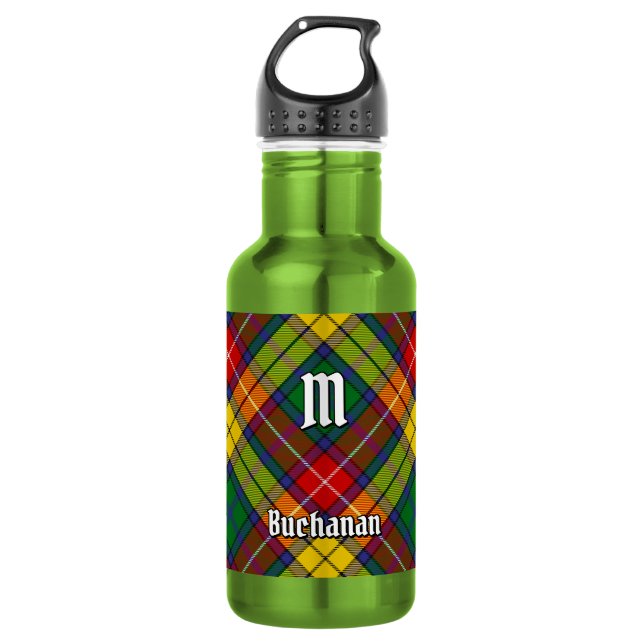 Clan Buchanan Tartan 532 Ml Water Bottle (Front)