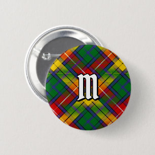 Clan Buchanan Tartan 6 Cm Round Badge