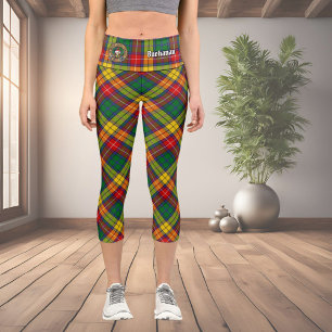 Clan Buchanan Tartan Capri Leggings