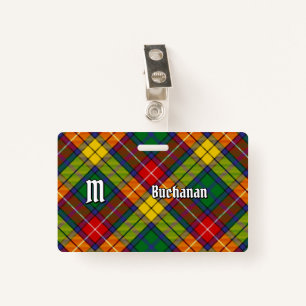 Clan Buchanan Tartan ID Badge