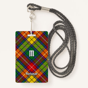 Clan Buchanan Tartan ID Badge